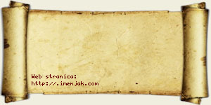 Tamara Bzenić vizit kartica